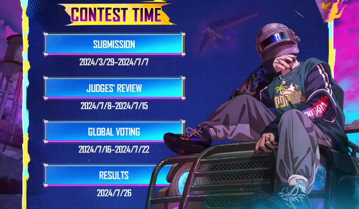 PUBG Mobile Extends P.D.P. Creator Outfit Design Contest Deadline