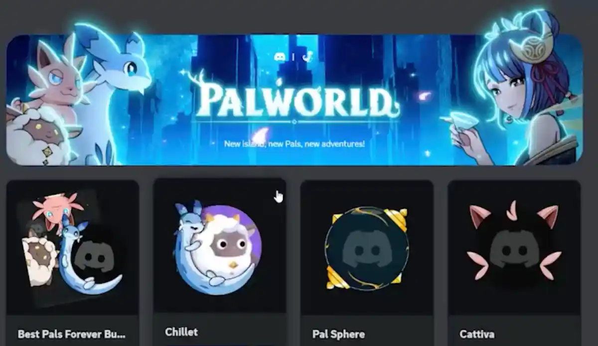 New Palworld Avatars and Profile Effects on Discord